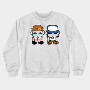 Nana & Billy Bot O'BABYBOT Toy Robot 1.0 Crewneck Sweatshirt